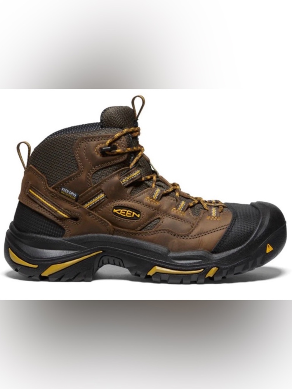 Keen Braddock Waterproof Mid Steel Toe Lace Up Leather Work Boots 13